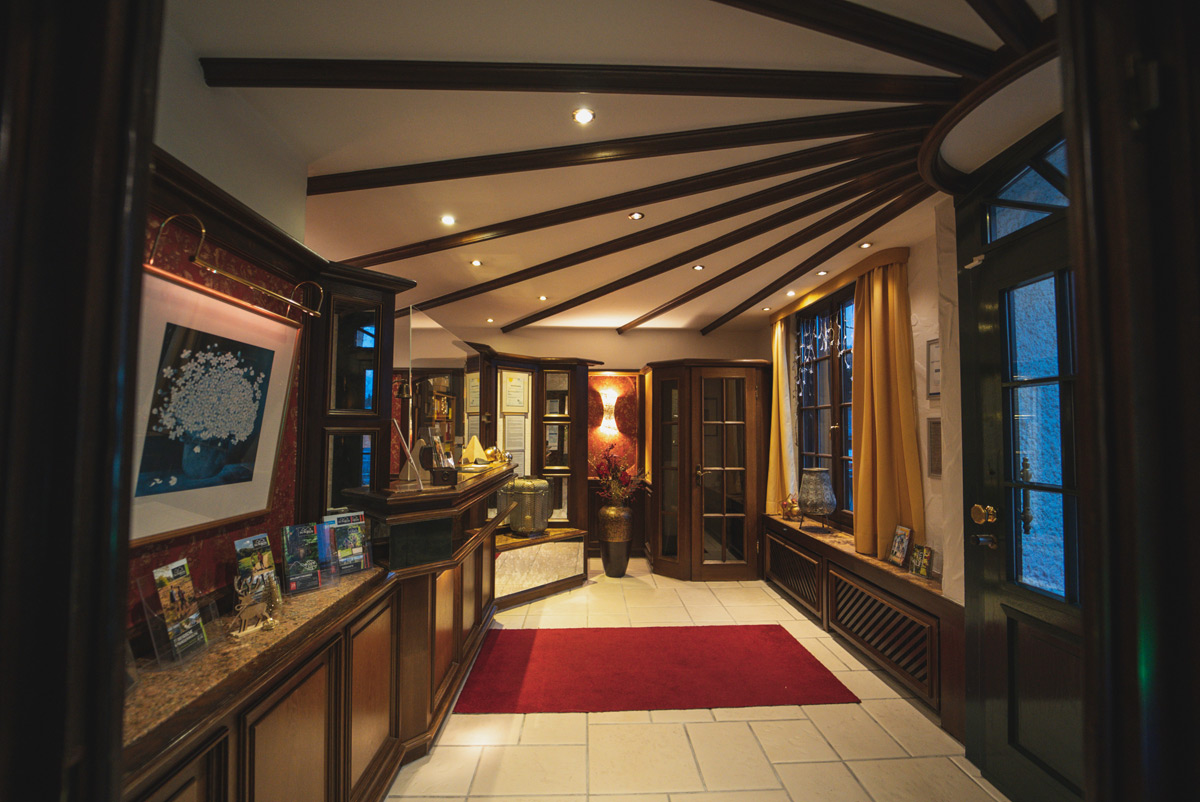 hotel lobby
